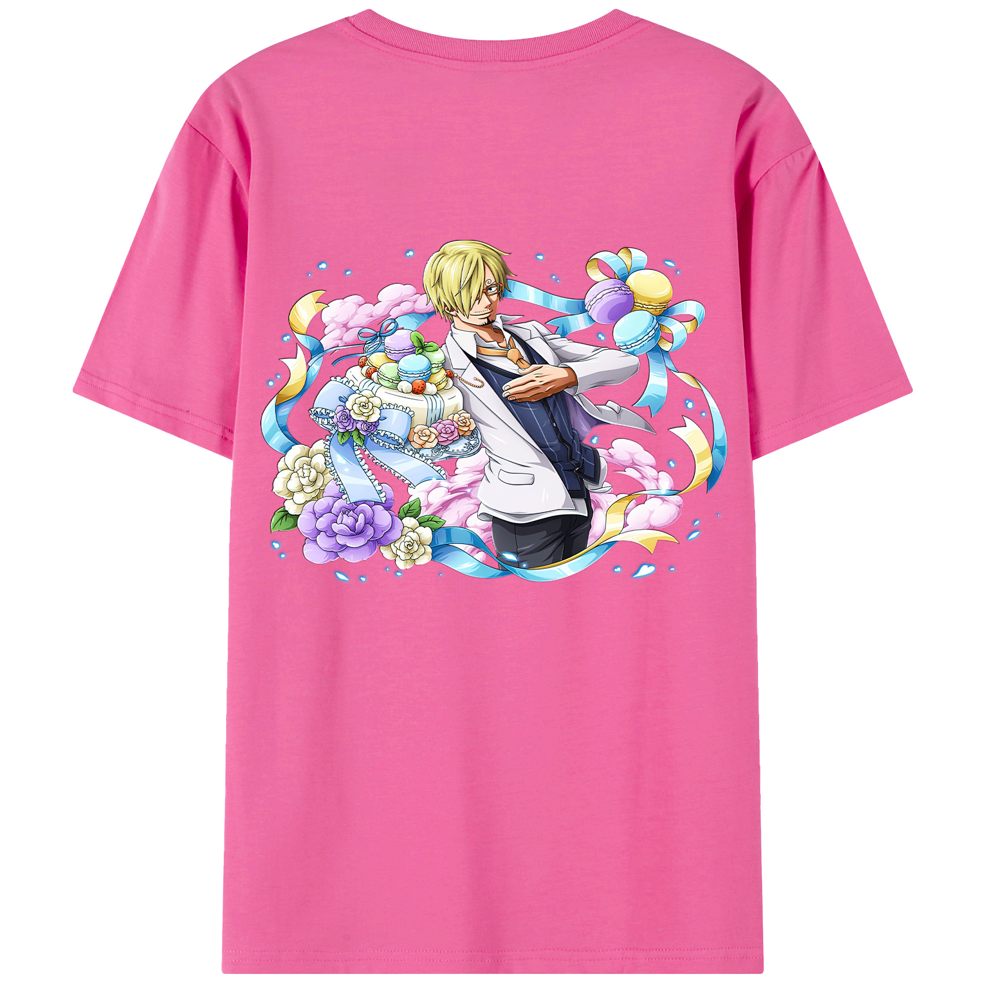 （画像用） ワンピース サンジ ONE PIECE Sanji レディース半袖Tシャツ(バックプリント)